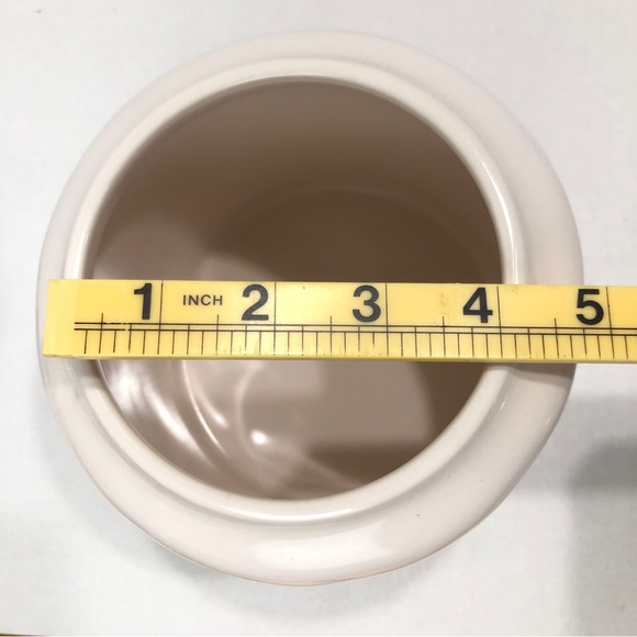 Rae Dunn Jar Happy Spring Large Canister Ceramic White Blue Topper Farmhouse - Picture 7 of 9